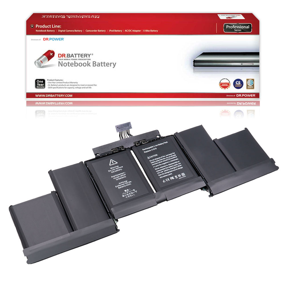 New Battery MacBook Pro 15インチ A1398 レチナ A1618 Battery for