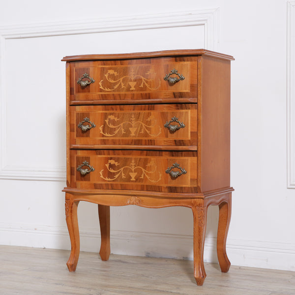 イタリア製 象嵌細工 アンティークスタイル コンソール キャビネット