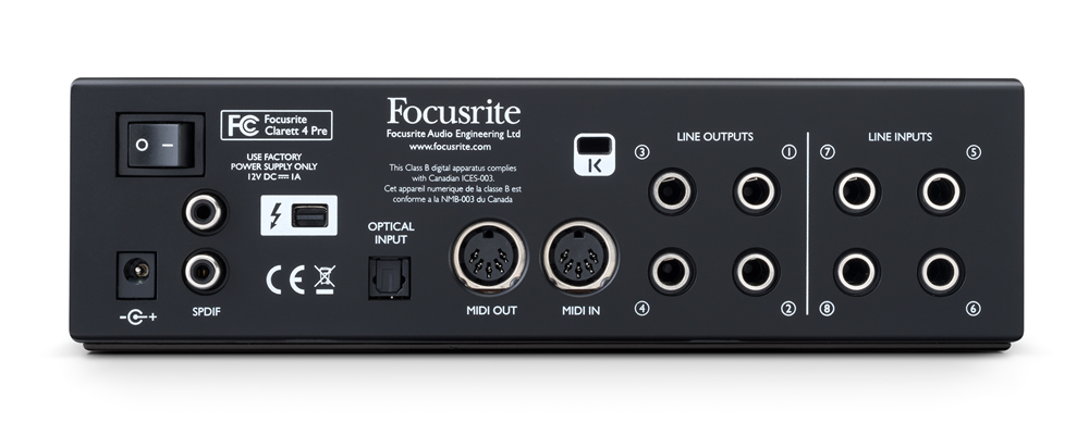 Focusrite、Thunderboltオーディオインターフェースの最新モデル