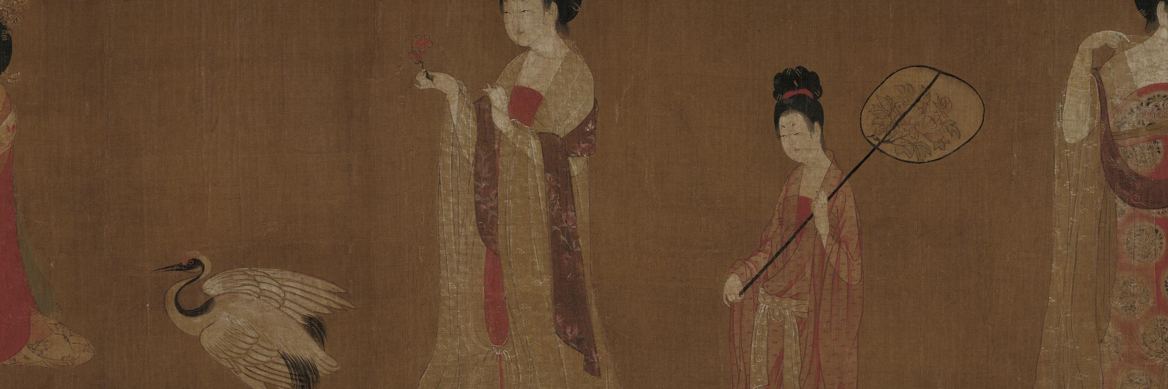 簪花仕女图紀念封1984年 中国1984年《簪花仕女図》、3枚セット : 三和