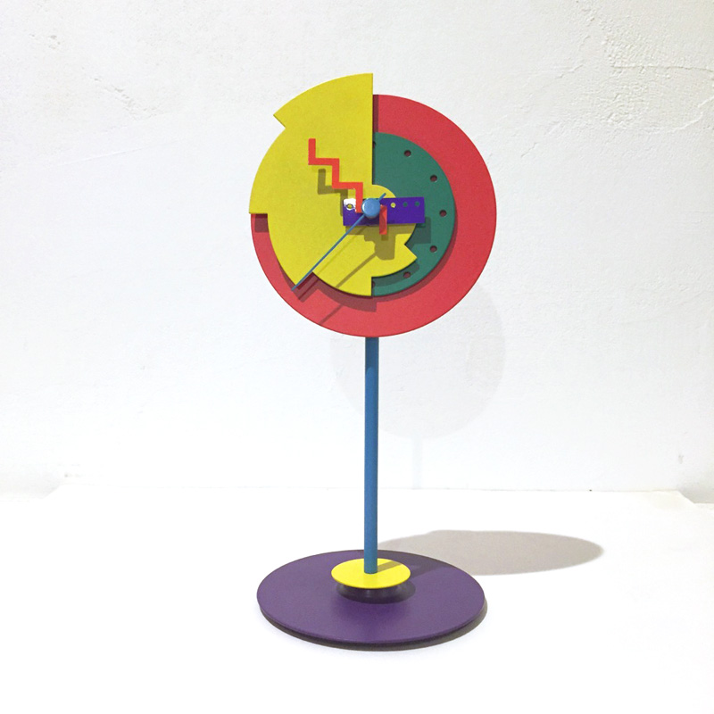 希少】80's ネオンクロック 置き時計 三角 ヴィンテージ ビンテージ