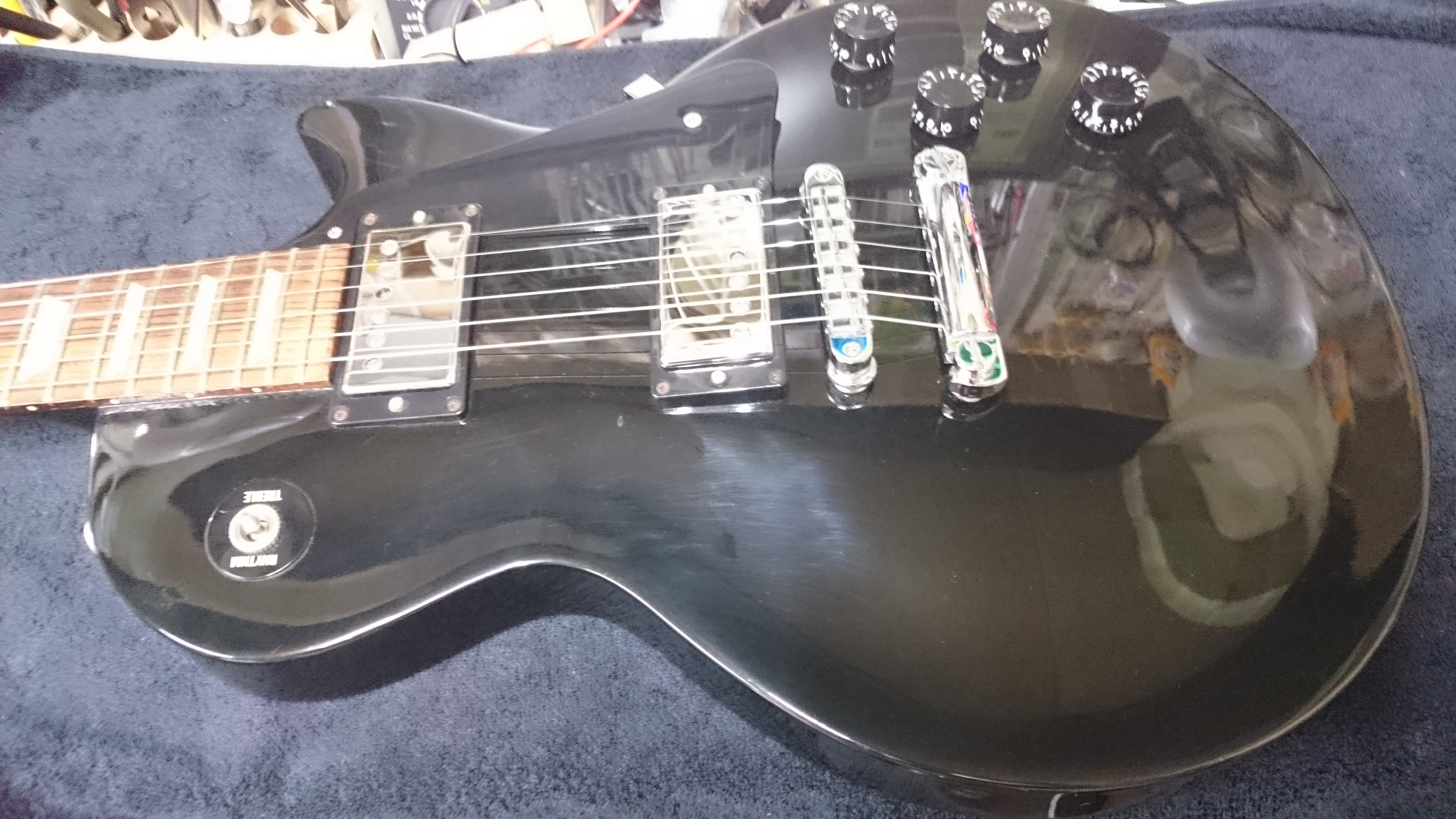 Gibson レスポールスタジオ ネック折れリペア | ギターリペア工房DNS