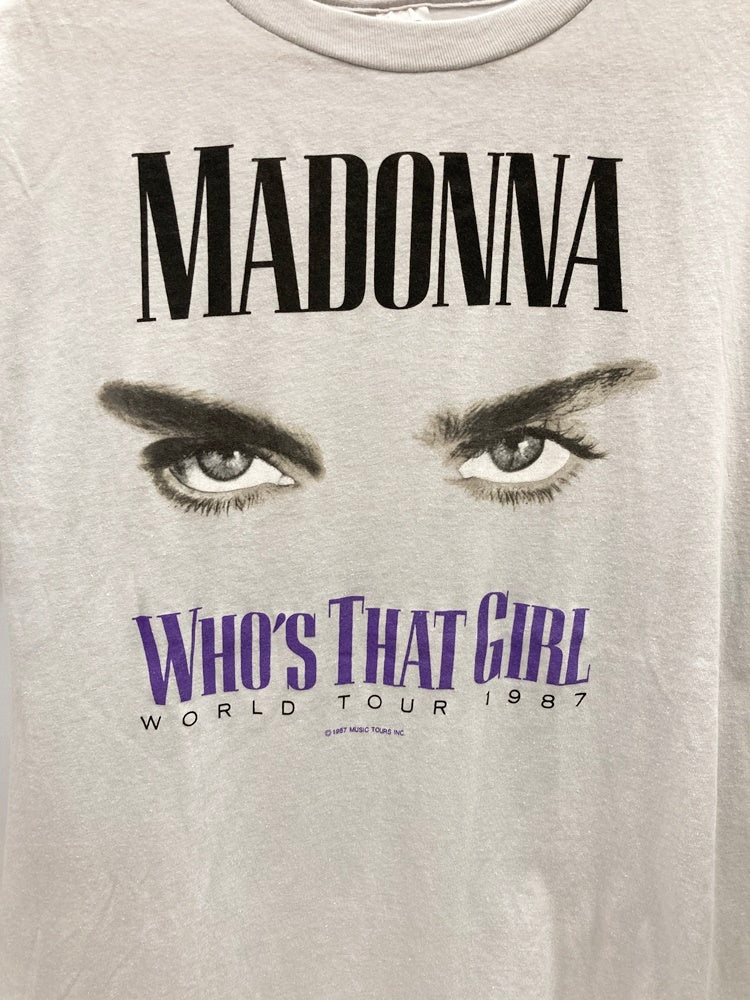 ヴィンテージ Vintage 80s マドンナ MADONNA Tour T-Shirt ツアーT