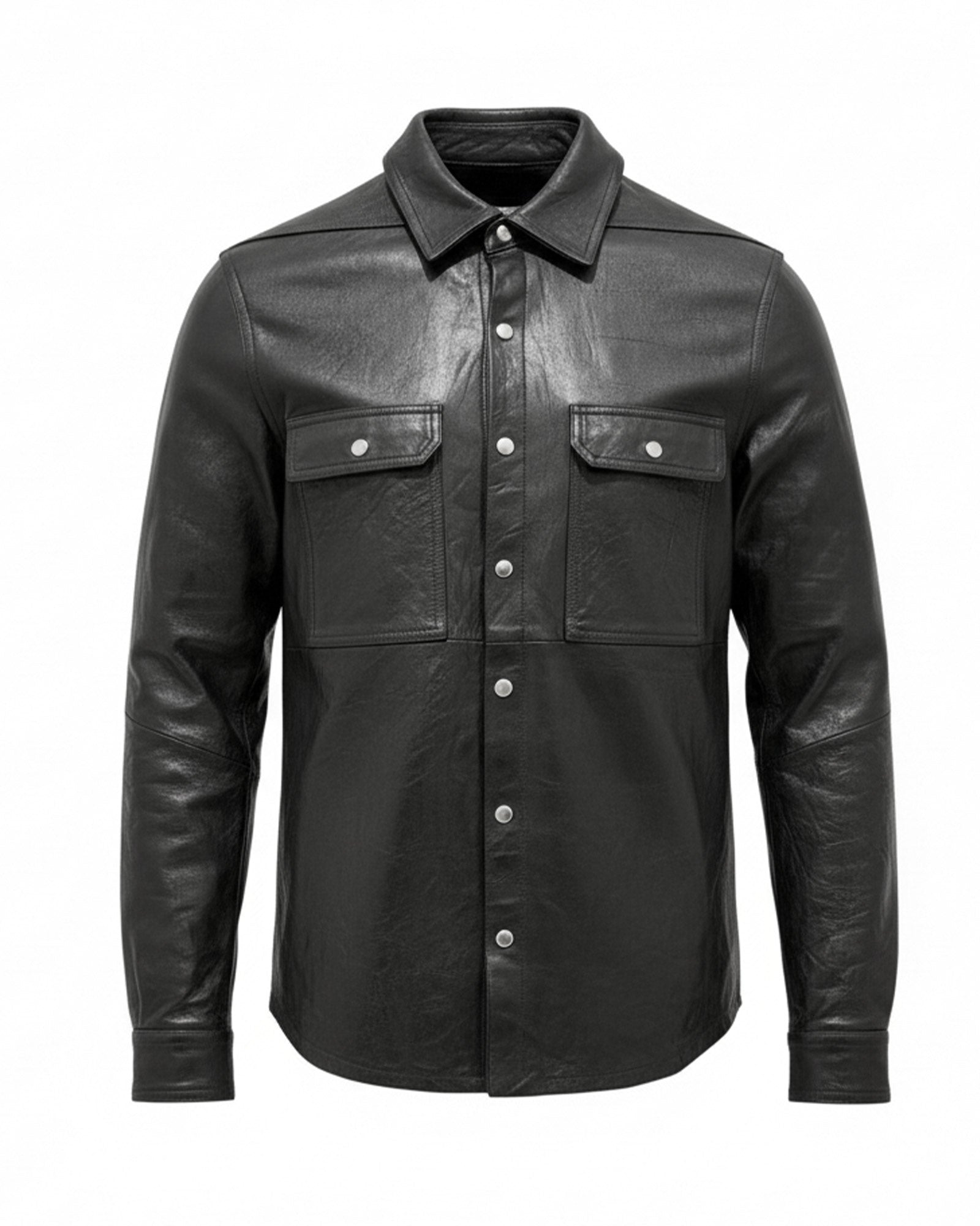 RICK OWENS (リック オウエンス) 26SS アウターシャツ レザー