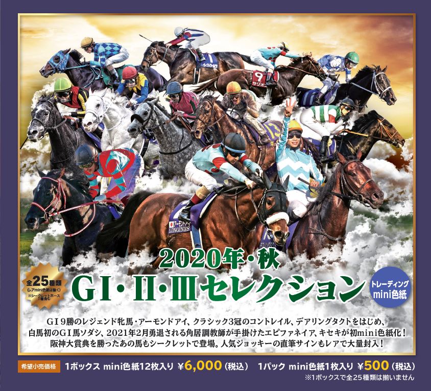 トウカイテイオー&田原成貴 直筆サインmini色紙 有馬記念優勝馬