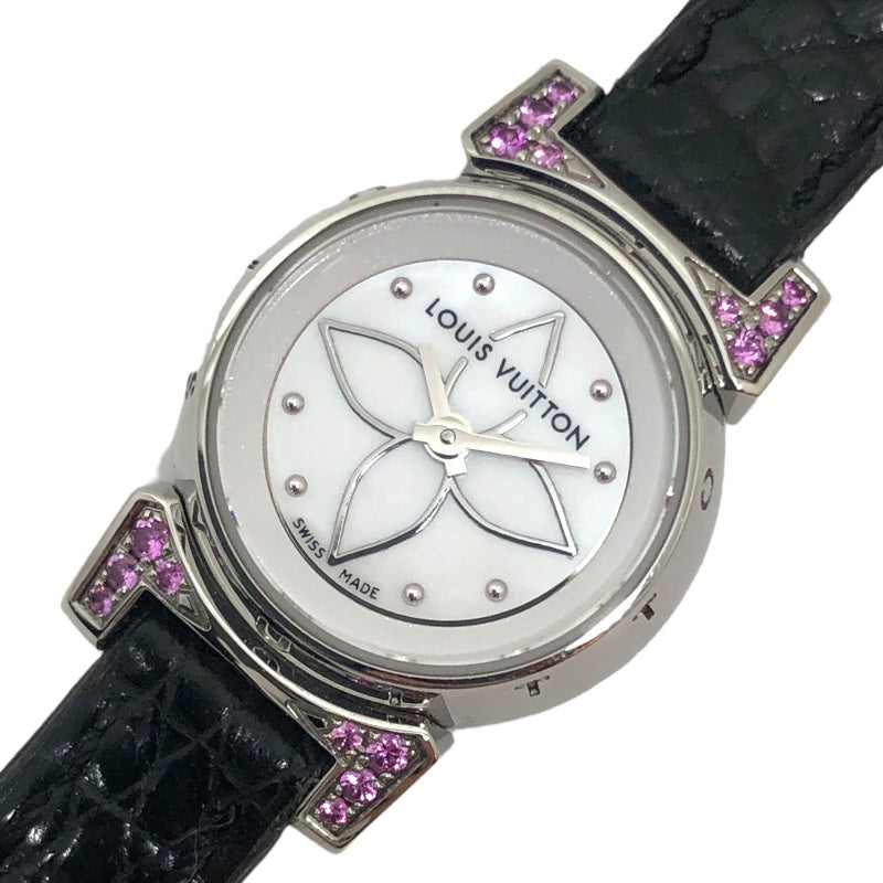 ルイ・ヴィトン LOUIS VUITTON タンブール ビジュ Q151I ホワイト