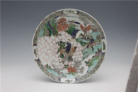 五彩西游记故事盘清康熙_观复博物馆