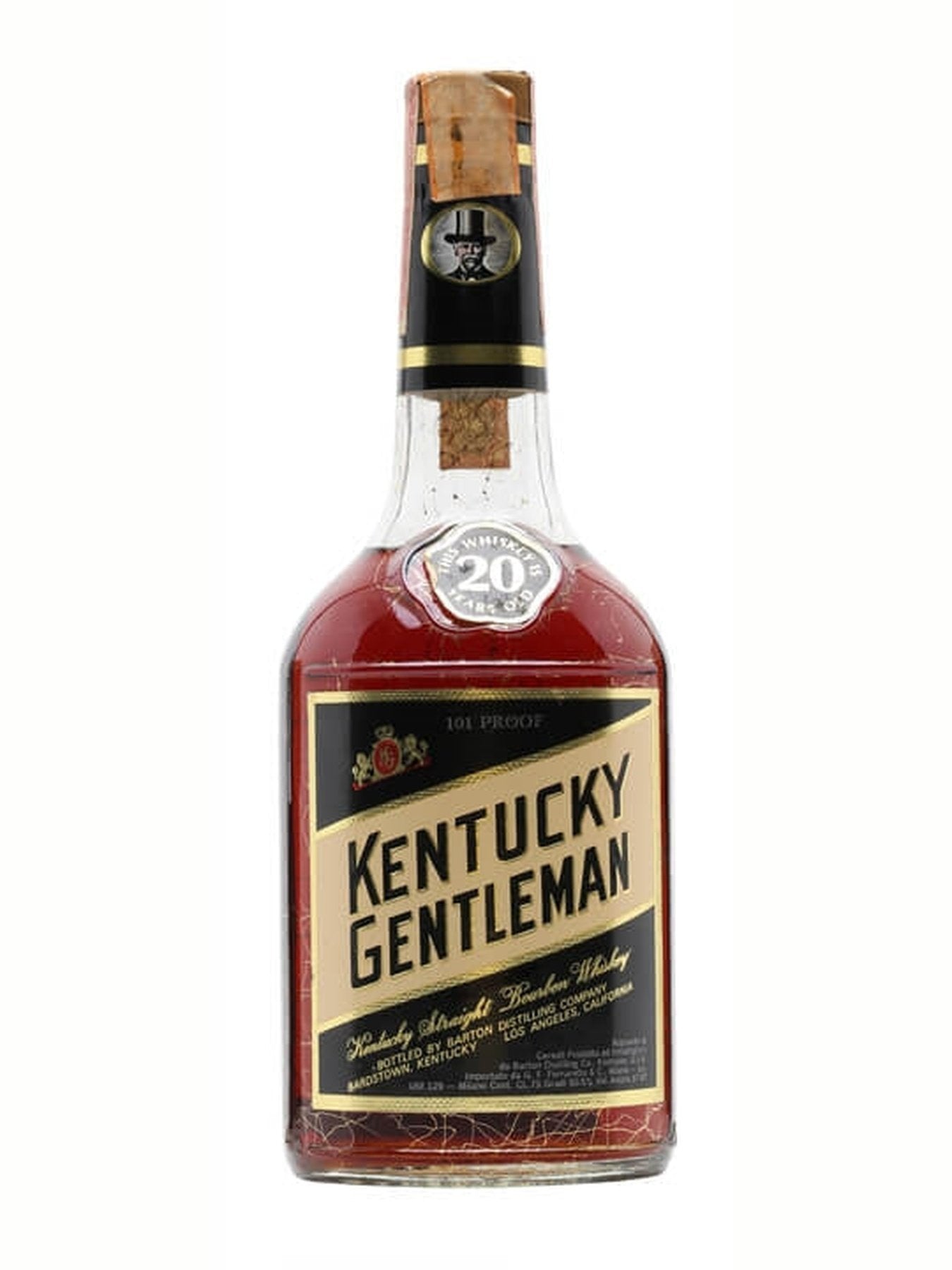 Buy Kentucky Gentleman 20 Year Old Bourbon 101 Proof Bottled 1970s