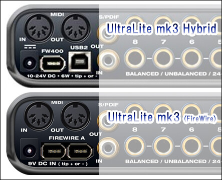 MOTU UltraLite-mk3 Hybridのメモ: 水おいしいです＾o＾