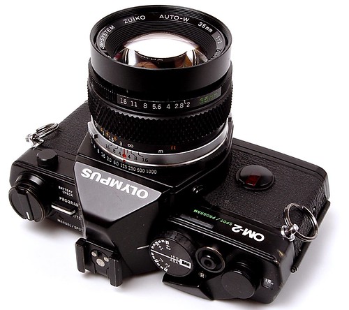 cameras;: Olympus OM-2 spot/program; - from the other Martin Taylor