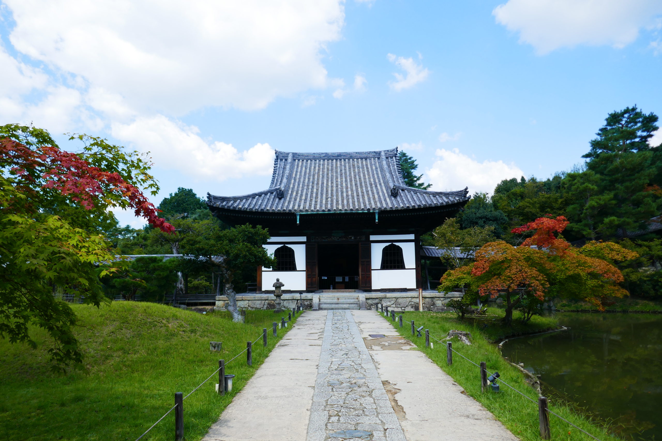 京都東山 高臺寺の軒先瓦。慶長十年豊臣秀吉の正室 高台院 寧々が秀吉