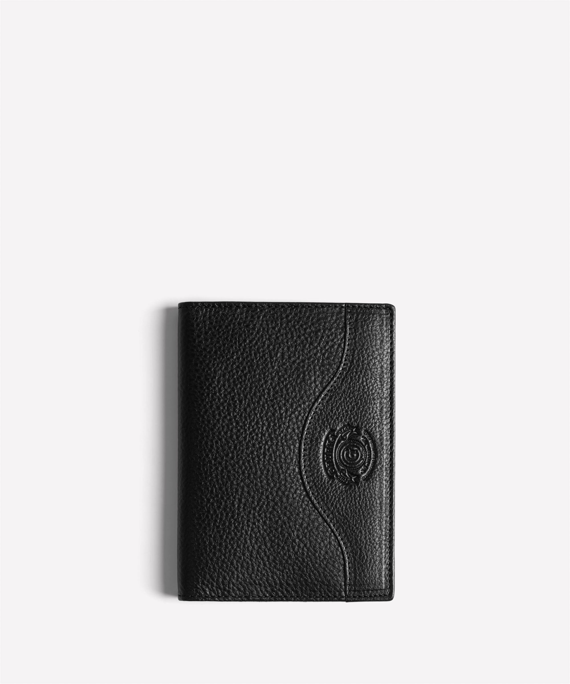 Passport Case | Vintage Black Leather Passport Cover | Ghurka