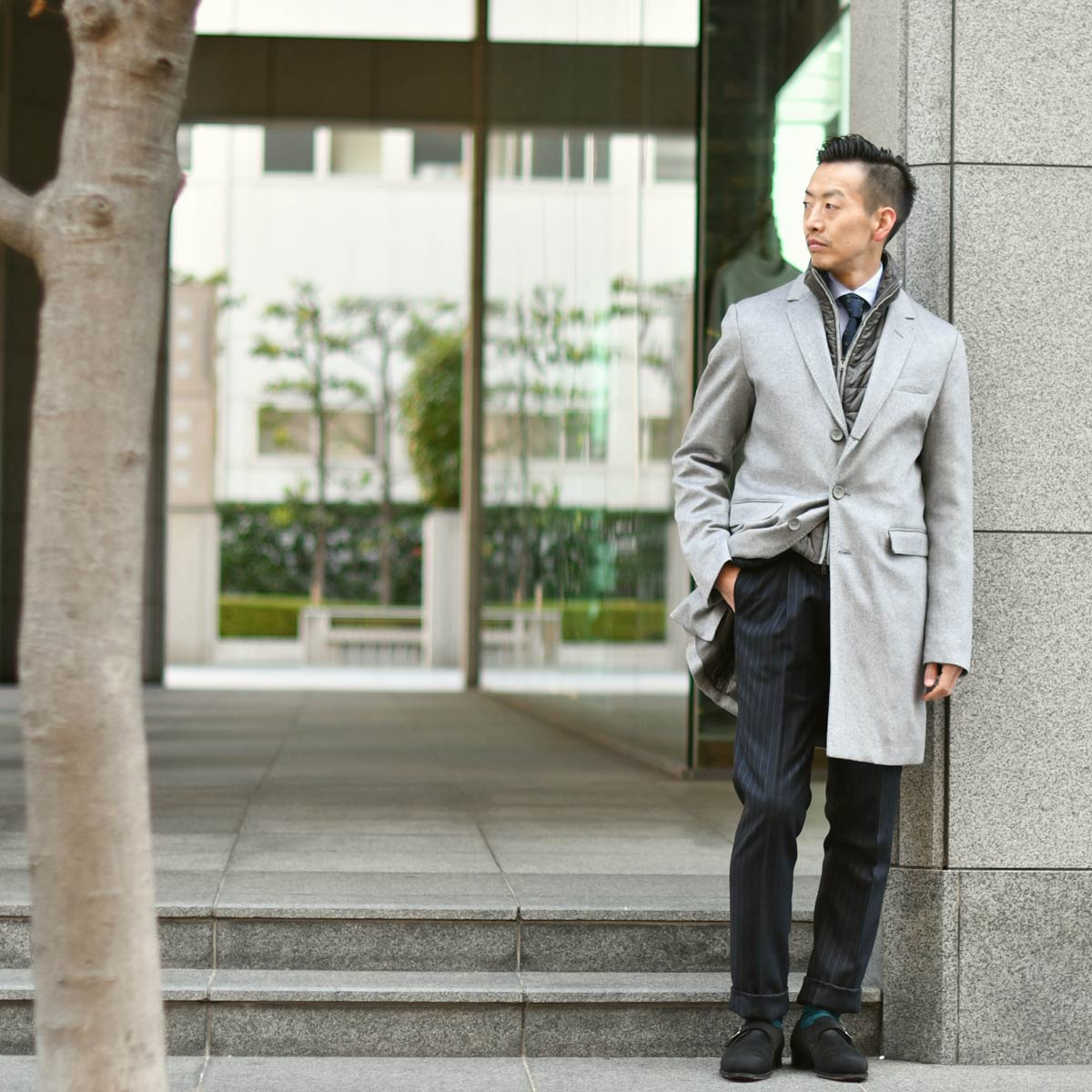 size46,48】HERNO【ヘルノ】チェスターコート CA0091U 38020+12020/C/O