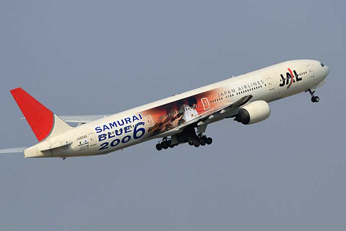航空機・ヘリコプター JAL Boeing 777-300ER SAMURAI BLUE 2006 JAL