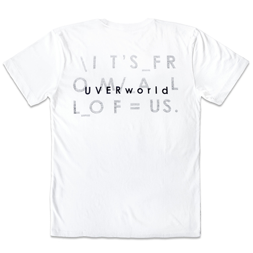 TシャツD (ホワイト／クルーネック) | UVERworld LIVE TOUR 2015
