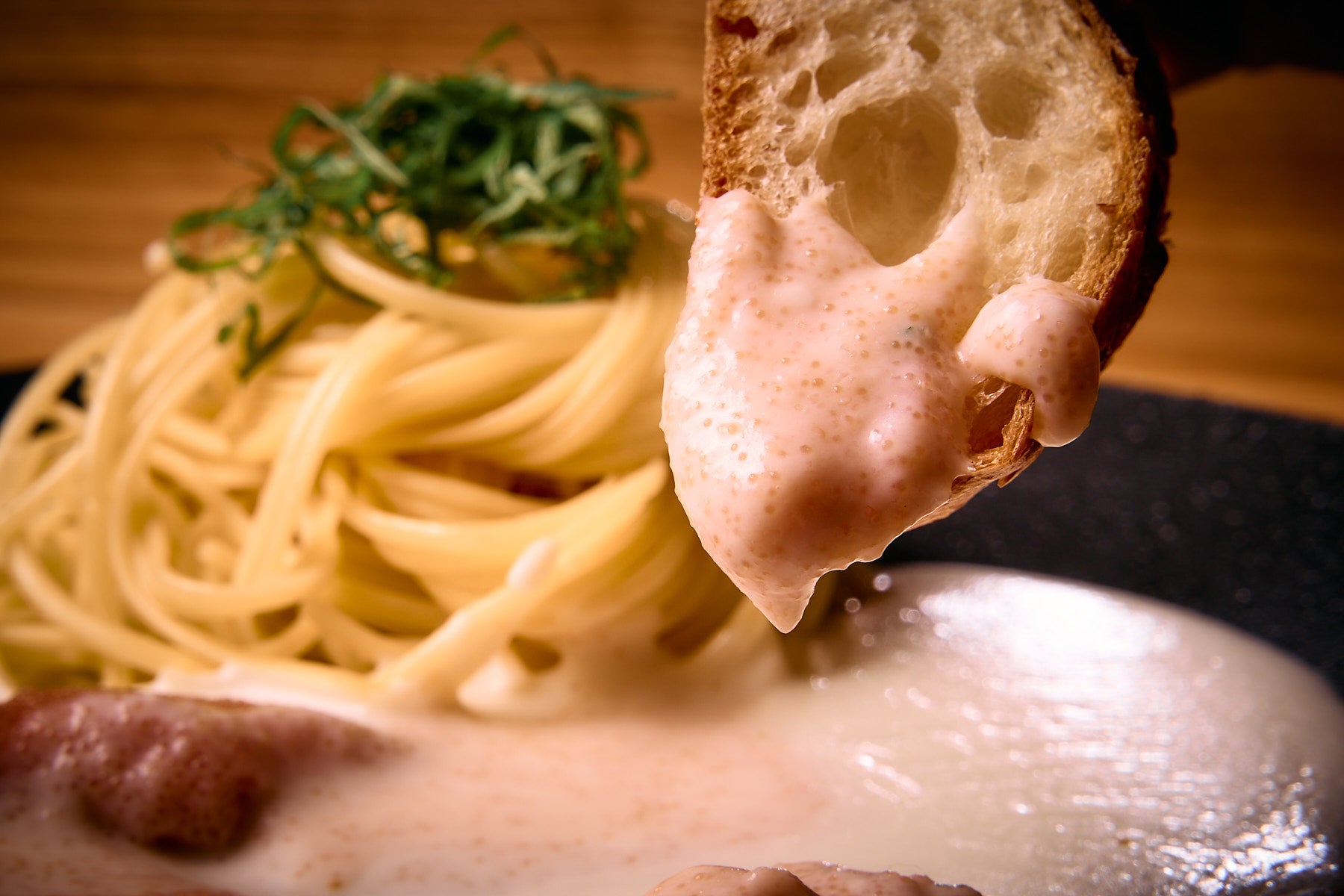 祇園やまぐち：たらこのクリームパスタ – ぐるなび Premium Meal Kit