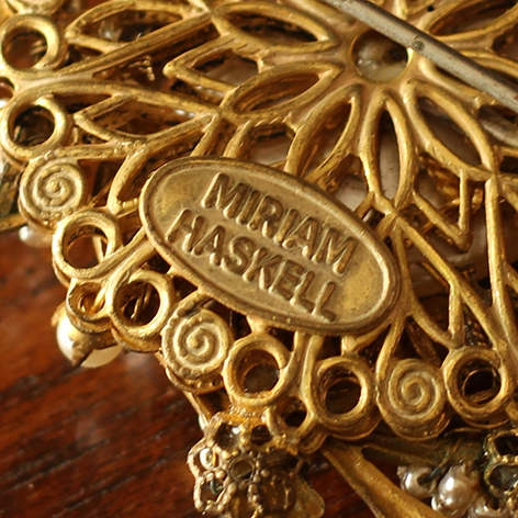 Miriam Haskell＊ミリアム・ハスケル 大粒バロックパールの