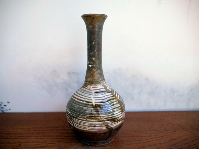 弓野焼 徳利 文字入り 唐津