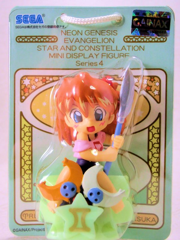 玩栗犬と、新世紀エヴァンゲリオン 星と星座のミニディスプレイ
