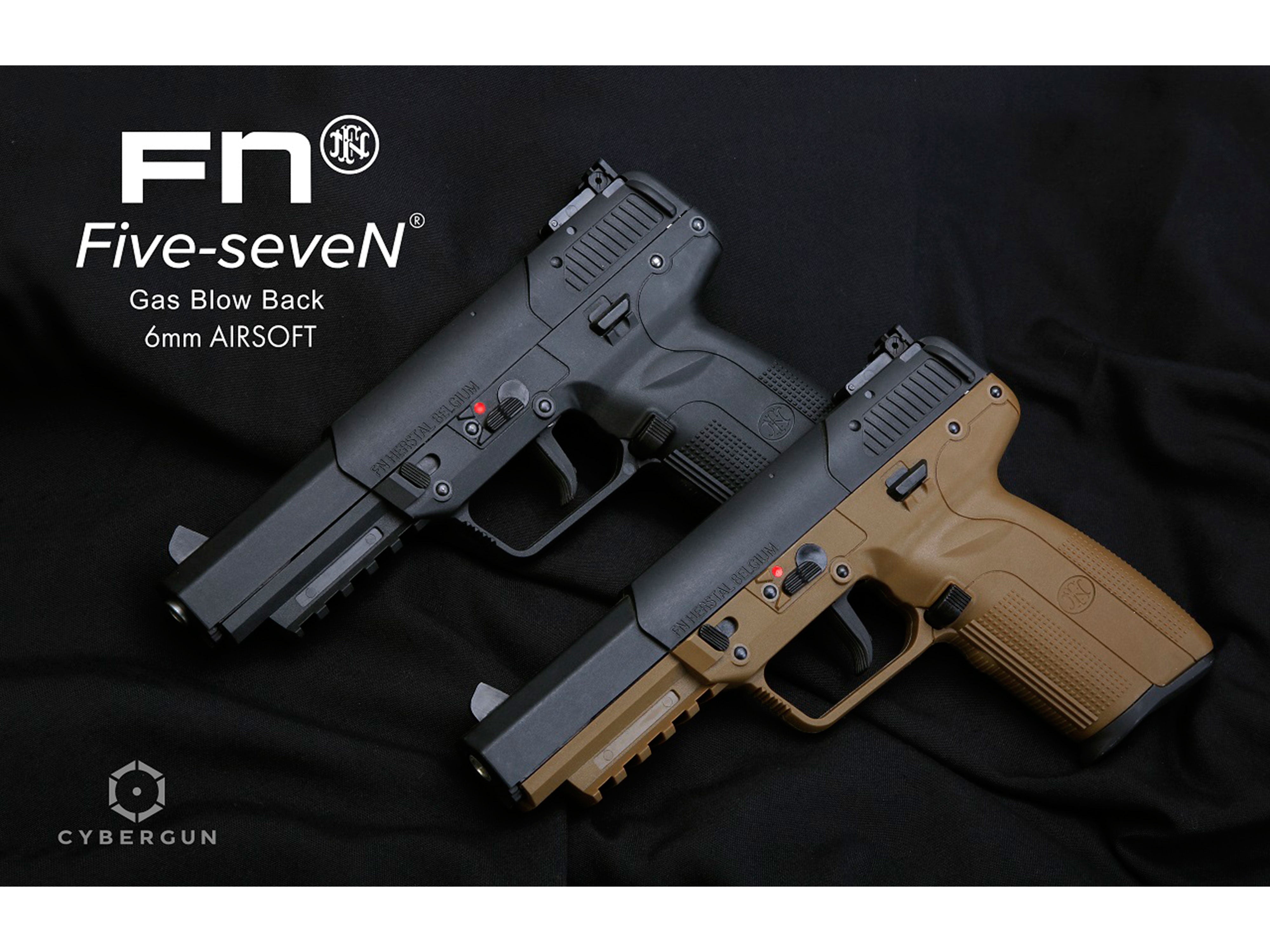 東京マルイ ガスブローバック FN5-7 BLACK MODEL CYBERGUN FN Five
