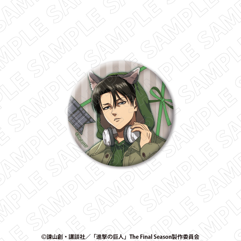進撃の巨人 缶バッジ（リヴァイ）＜遊園地＞ – ゲツオシマート