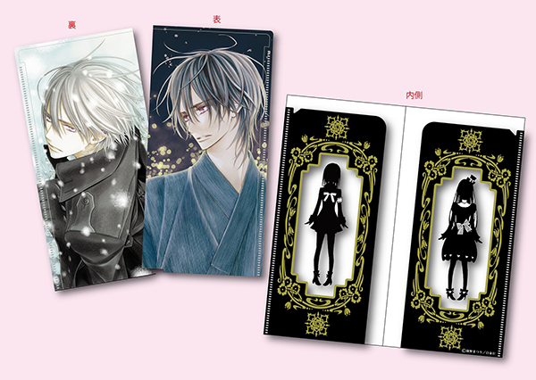 ヴァンパイア騎士 樋野まつり原画展 キャンバスC 1個 缶バッジ3種