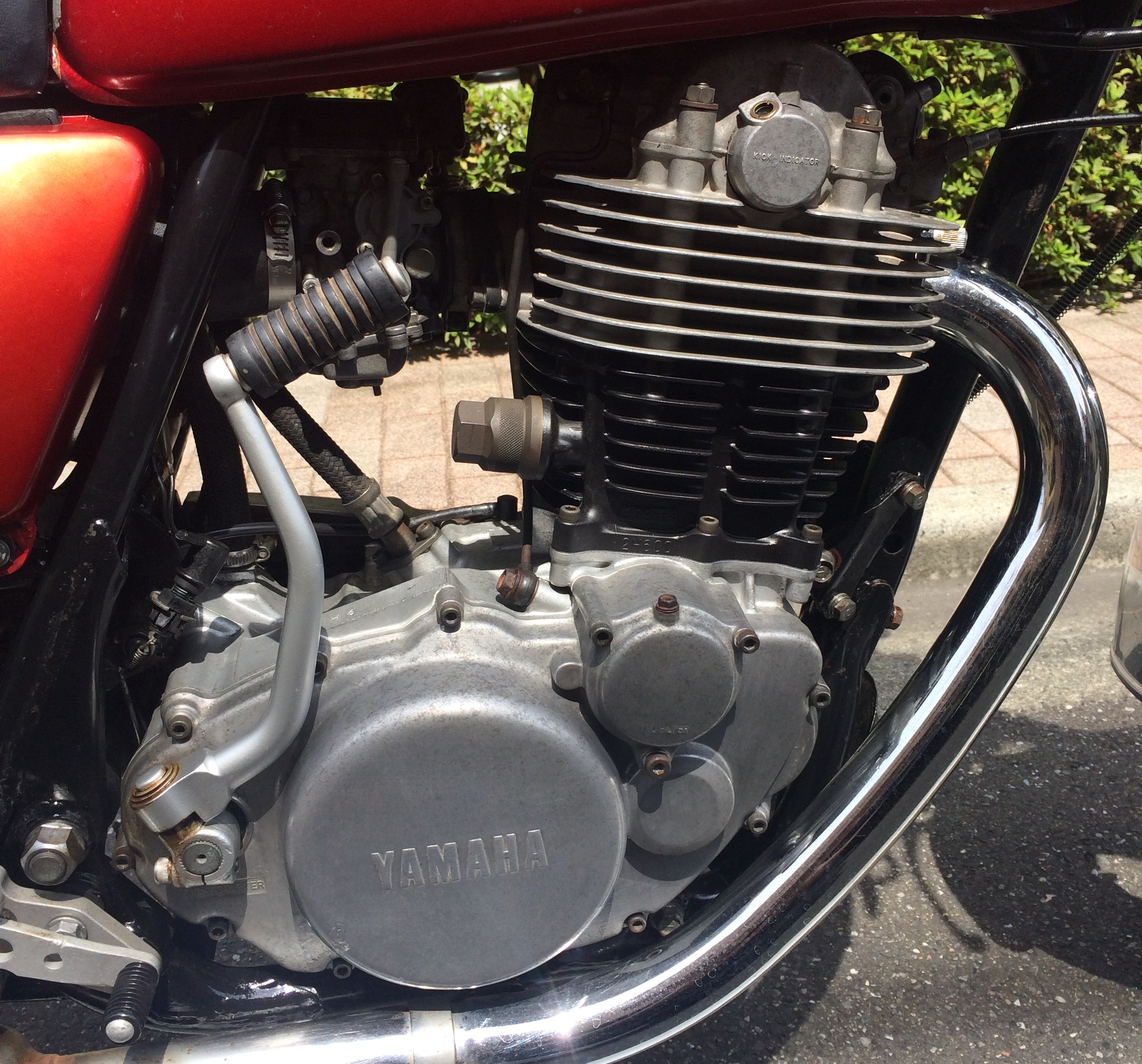 SR400 2h6 タンク SR400 2h6 タンク 78-79 2H6 ヤマハ SR400 タンク