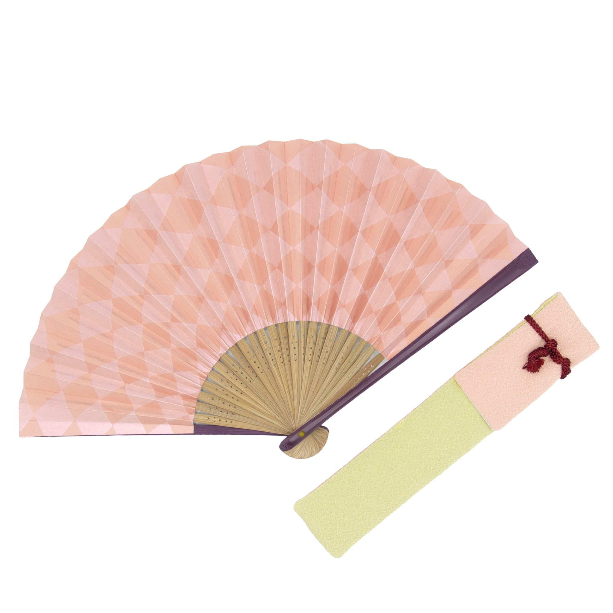 市松モダン 扇子セット -婦人-（全2種類） – 白竹堂オンラインショップ