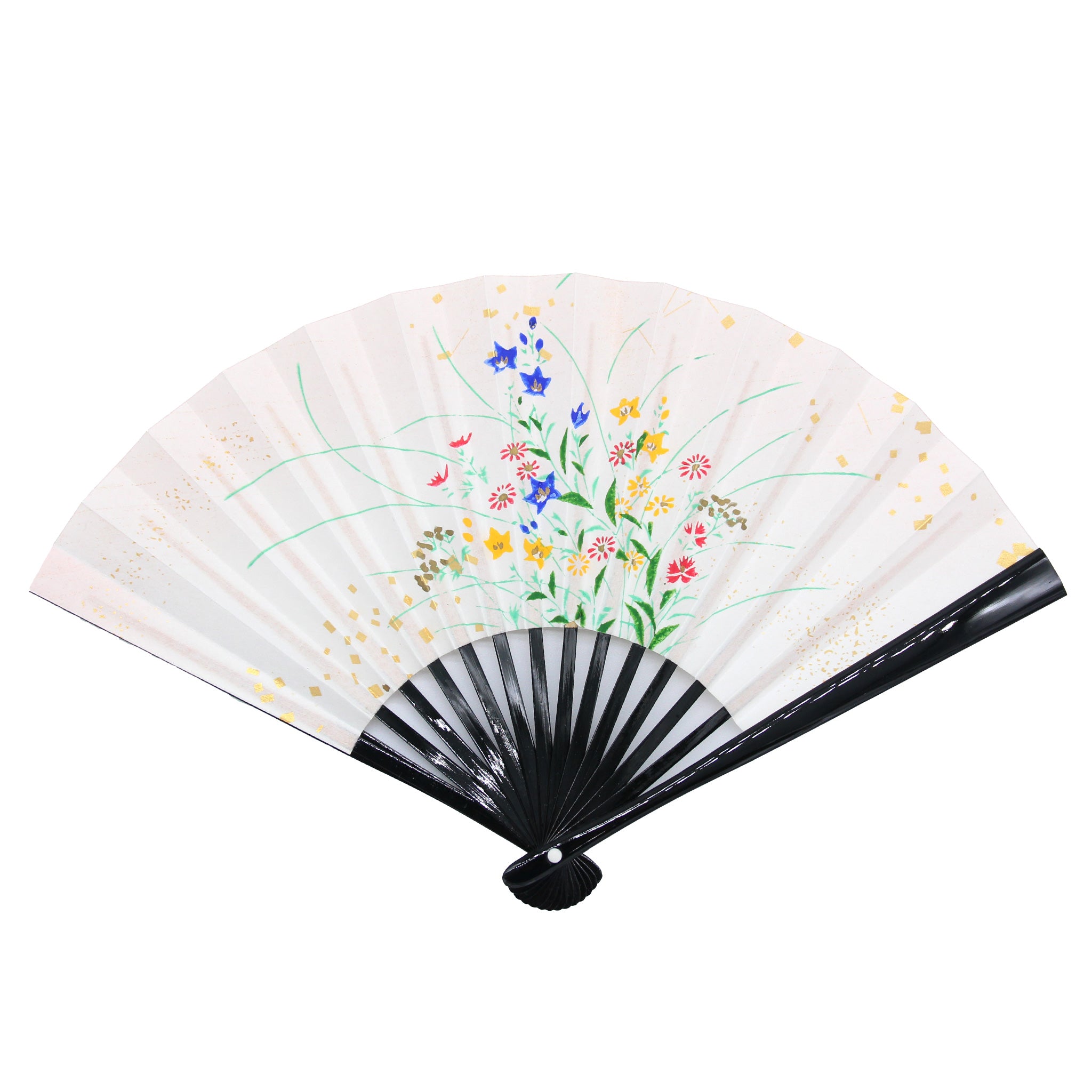 エ*ン様 茶道具 中国 山水画扇 47㎝ 大きめの扇子 茶道具 エ*ン様