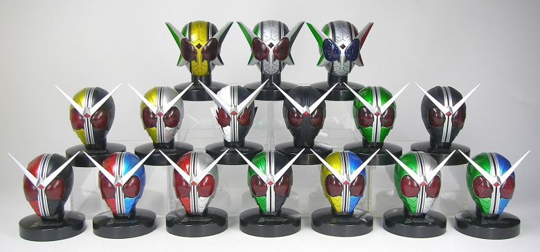 □ 激レア 仮面ライダーW サイクロン・ジョーカー マスコレ マスク