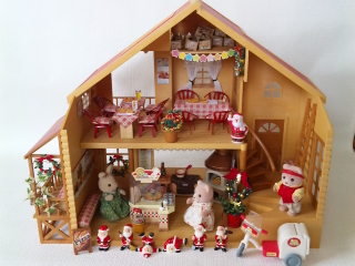 激レア 初期 赤い屋根のおうち シルバニアファミリー わたうさぎ