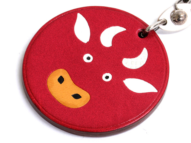 中古】 エルメス ◇ アニマルモチーフ チャーム 2009年限定 牛モチーフ