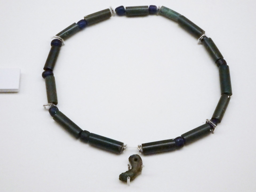 古墳時代 水晶棗玉・瑪瑙管玉・砡玉・とんぼ玉他 首飾り ネックレス