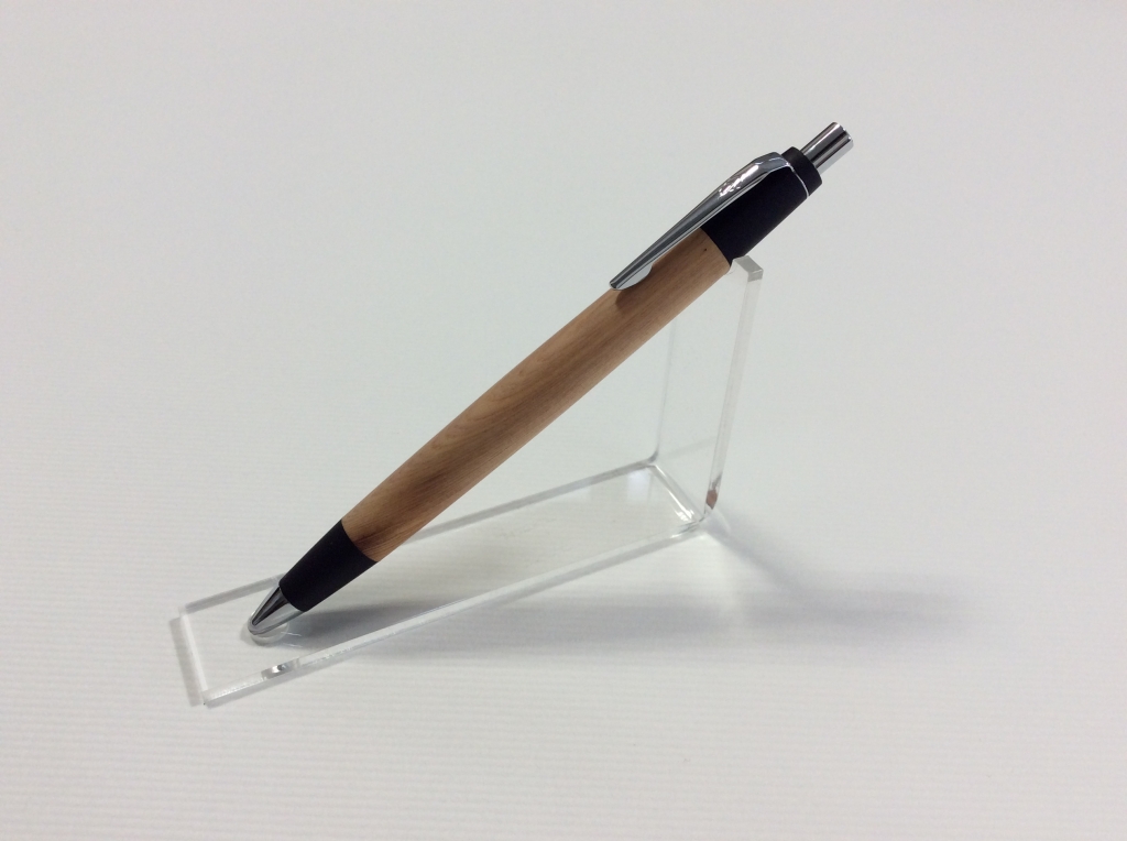 にくだんご◇野原工芸 エンジュの太軸ペン 刻印あり 槐（エンジュ）の