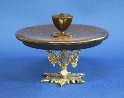 高岡銅器 金谷宗林 雪の結晶 蓋置 | 茶道具 小西康のぶろぐ