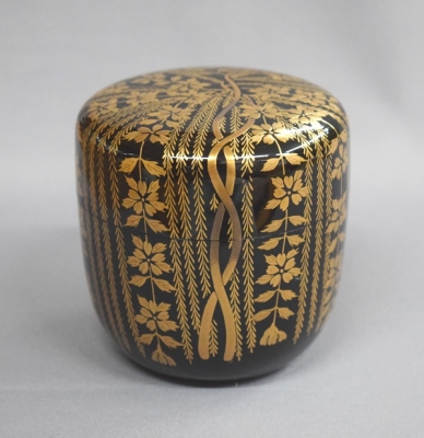 新井司峰 柳桜蒔絵 大棗 | 茶道具 小西康のぶろぐ