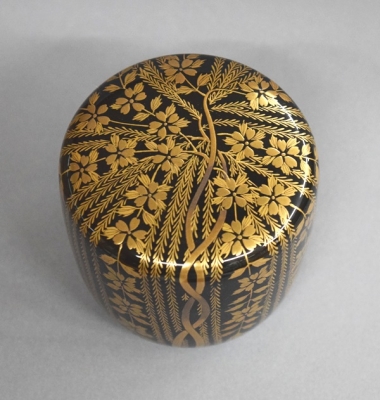 新井司峰 柳桜蒔絵 大棗 | 茶道具 小西康のぶろぐ