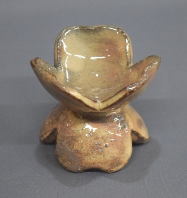 茶道具 萩焼 蓋置 萩千切蓋置 十二代 田原陶兵造