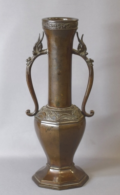 古銅 龍耳花入 | 茶道具 小西康のぶろぐ