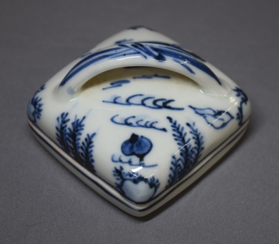 茶道具/宮川(真葛)香斉 作 独楽香合 『コマ 』茶会 茶の湯 美術品