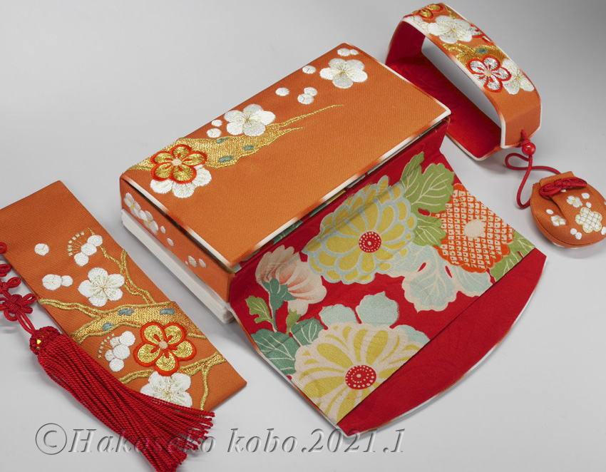 2021新年 江戸型筥迫（開き扉） 〜M.Wさんの作品〜 | 筥迫は続くよ