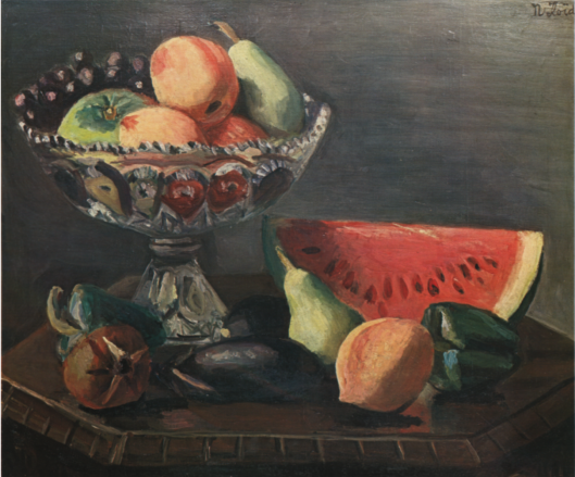 果物の静物 油彩画