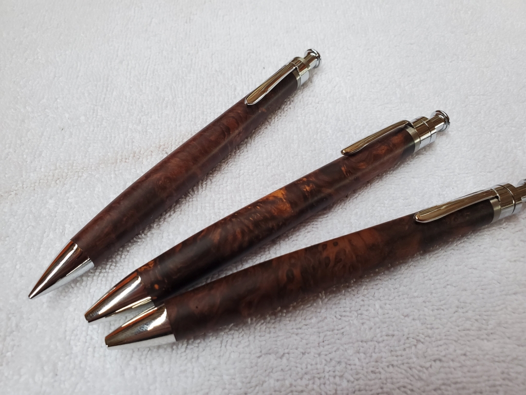 工房楔 芯ケース ローズウッド こぶ杢 工房楔 ホンジュラスローズ