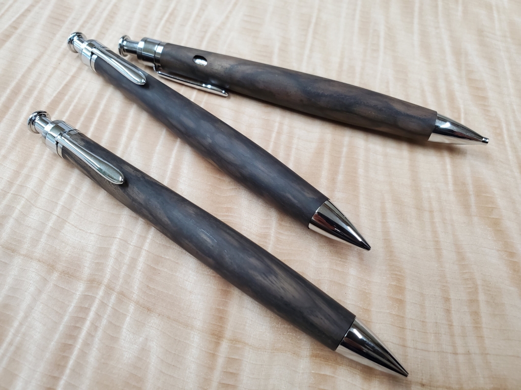 工房楔黒柿孔雀杢