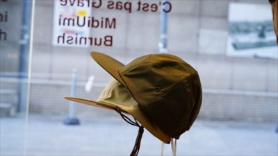 SUNSEA(サンシー) ⁄ キャップ⁄--⁄レザー⁄BLK⁄無地⁄LEATHER SUNSEA