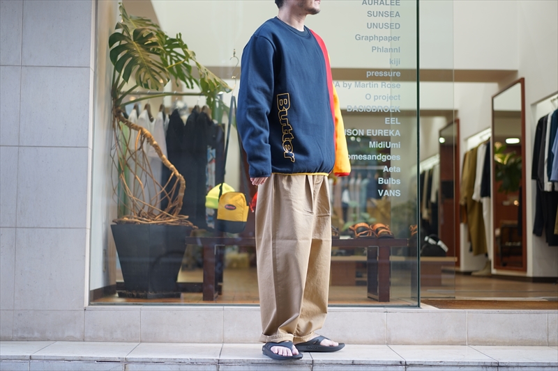 graphpaper チノ｜Graphpaper Suvin Chinoワイドテーパードパンツ サイズ1