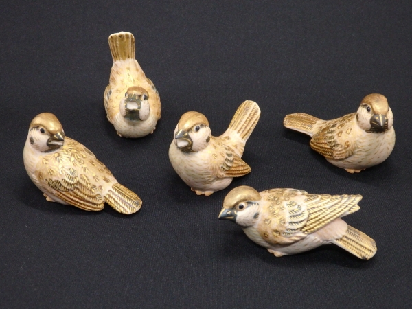 一技庵 林沐雨 群雀 置物 【公式通販】