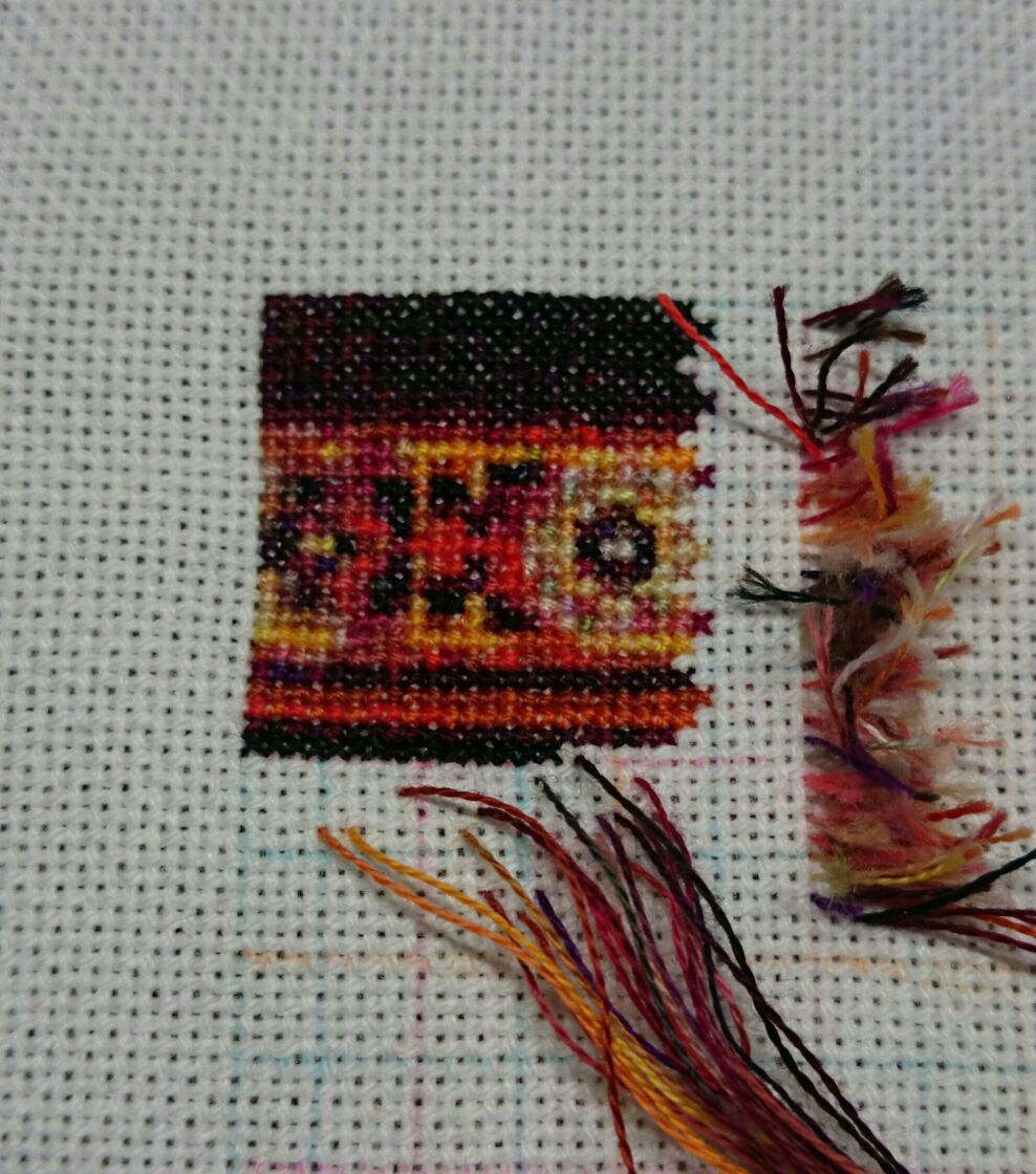 アメリカHAED社 クロスステッチ刺繍25カウント完成品 キャバリアパピー