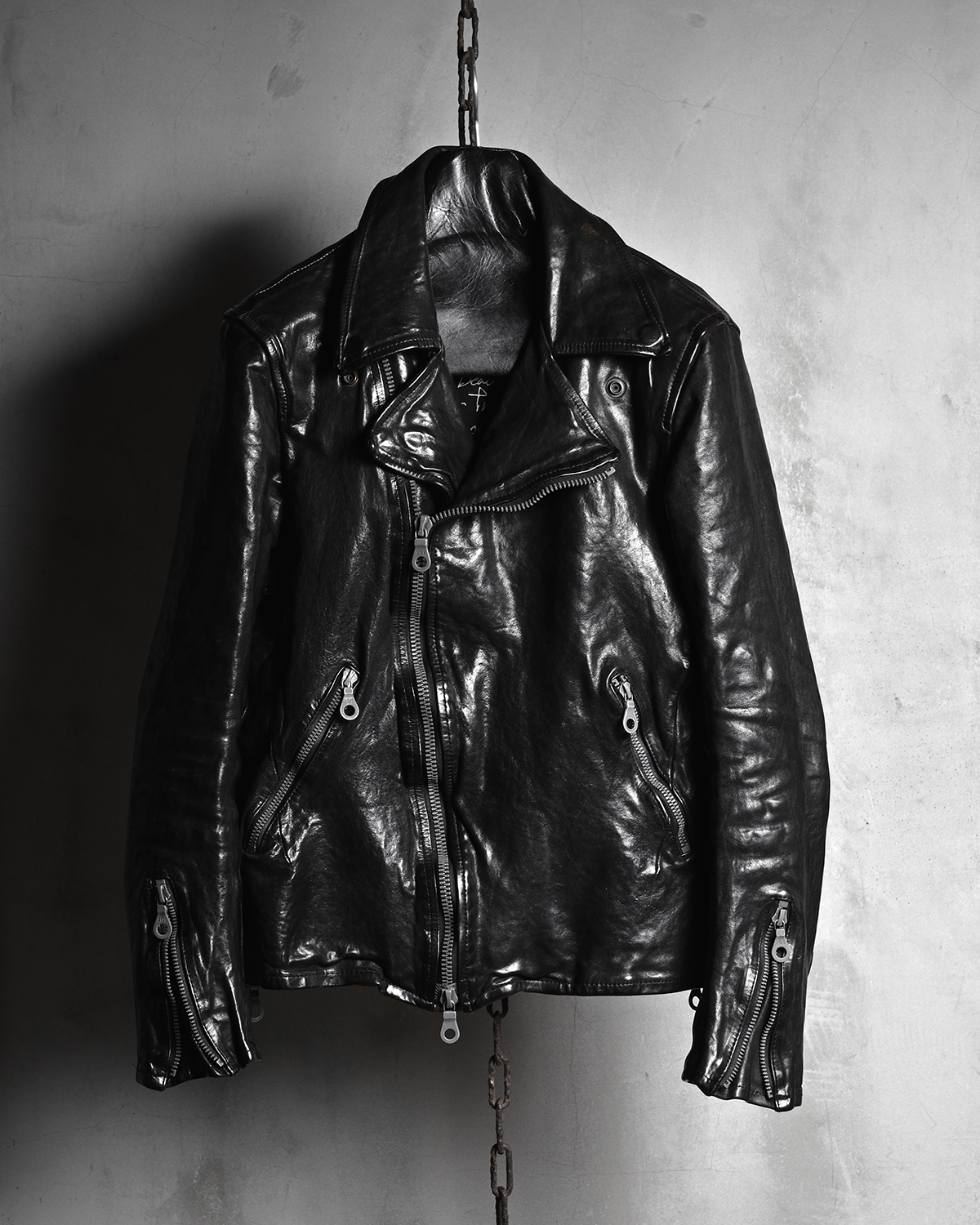 ITALY SHOULDER “GARMENT-DYED” DOUBLE RIDERS | ISAMU KATAYAMA