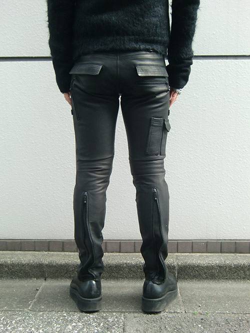 更新0204□【blackmeans】71GP06-1 LEATHER ZIP PANTS□特別仕様入荷
